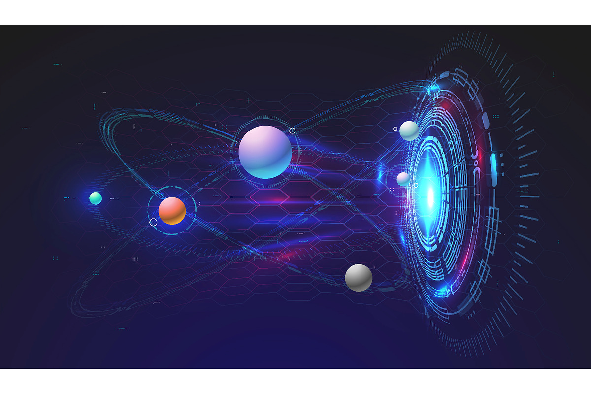 Abstract Futuristic Template, a Technology Illustration by Andrew_Derr (Photo 11 of 12)