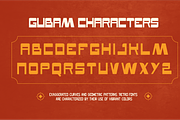 GUBAM - Bold Retro Vintage Font, a Sans Serif Font by Rightwheels (Thumbnail 2 of 11)