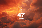 BRIGHT COLORED FANTASTIC CLOUDS, a Background Graphic by Sophico (Thumbnail 5 of 5)