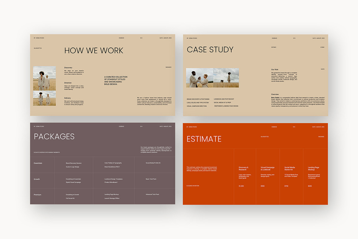 Bona : Lookbook Deck Google Slides, a Presentation Template by Punkl Camp (Photo 7 of 16)