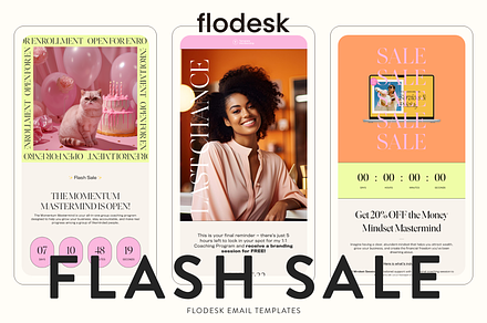 Flash Sale Flodesk Email Templates, an Email Template by My Social Boutique