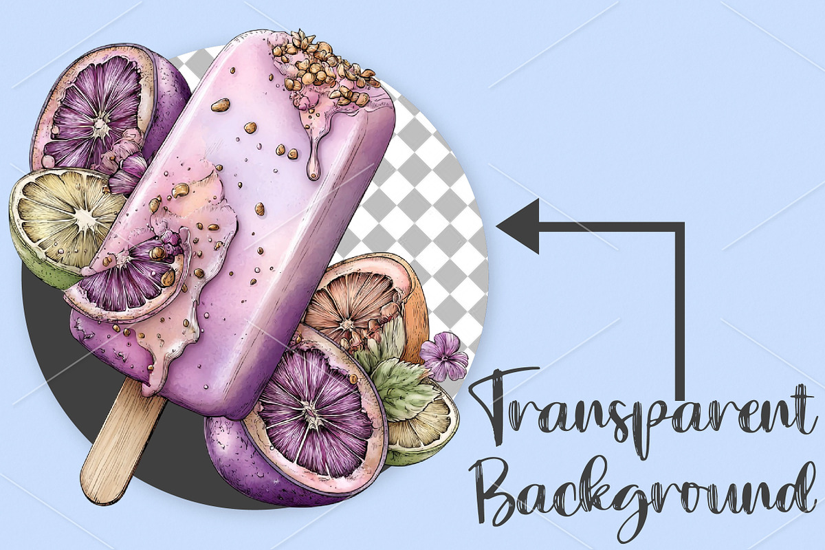 Whimsical Summer Sweet Treats Clipar, an Illustration by Canvas Craft (Photo 3 of 7)