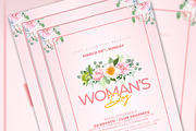 Editable Womens Day Flyer Template, a Flyer Template by MithilaCreation (Thumbnail 5 of 8)