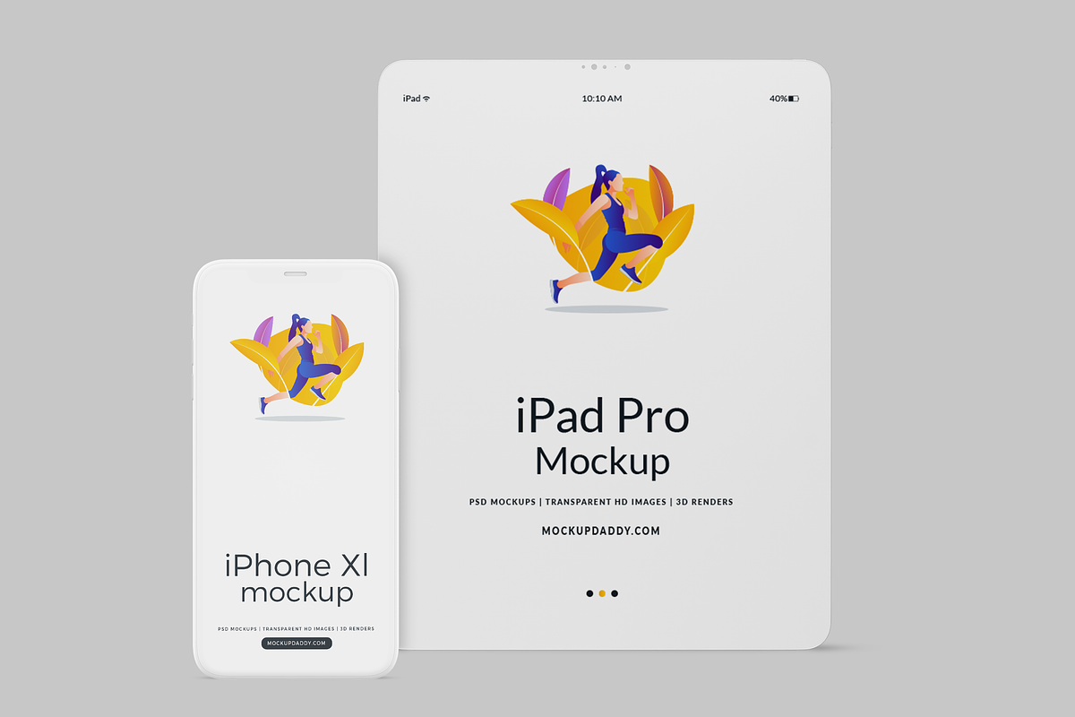 Clay Responsive Devices Mockups, an iPhone Mockup by Mockupdaddy (Photo 29 of 53)