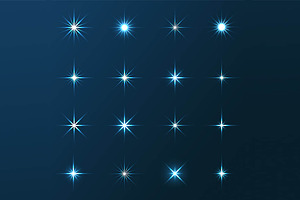 Star Set, an Object Graphic by Elena Lux