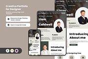 Liam - Portfolio Landing Page, a Landing Page Template by twinstd (Thumbnail 1 of 5)