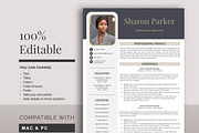 Resume Template + Cover Letter CV, a Resume Template by Klamp Studio (Thumbnail 6 of 8)