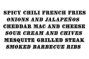 Texas Chili Font Family Complete