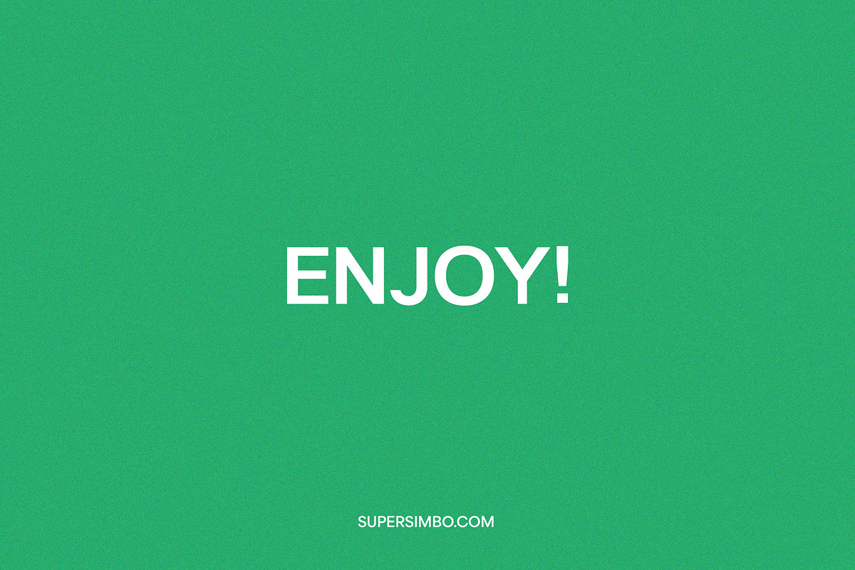 Always There | Sans Serif Font, a Sans Serif Font by Supersimbo © (Photo 9 of 9)