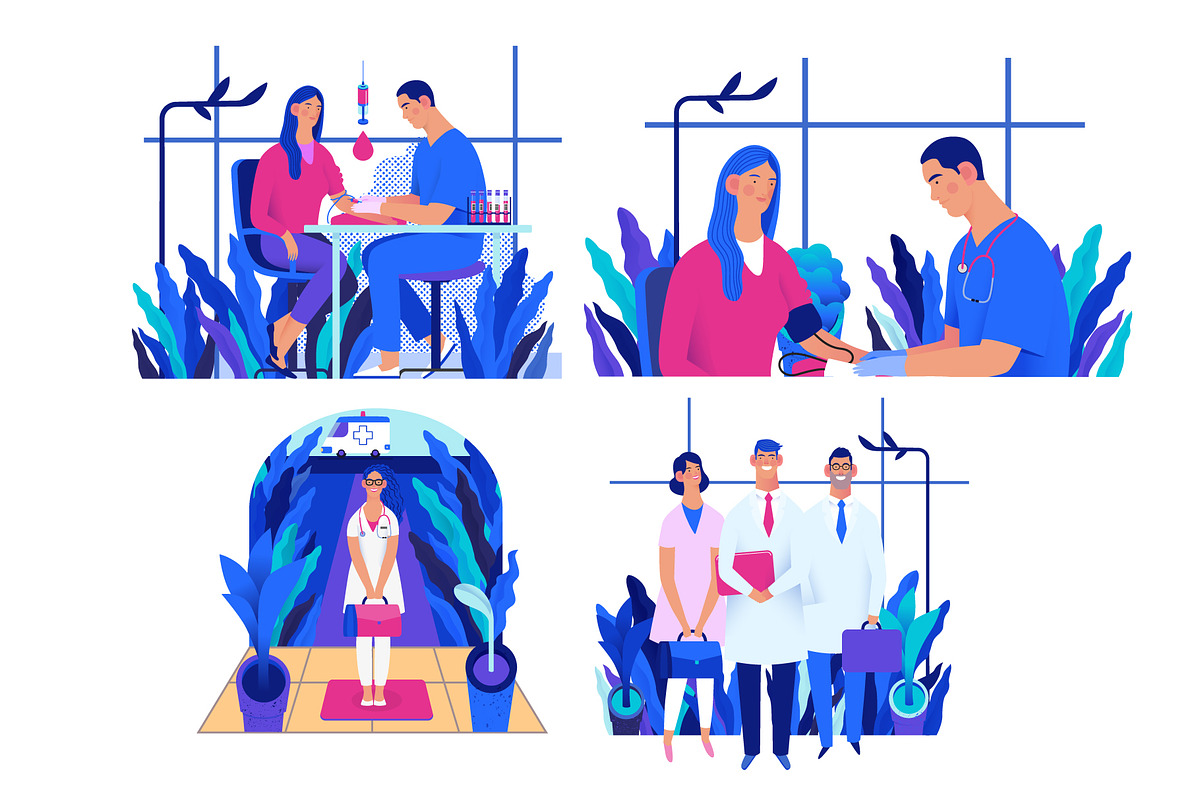 Part 2 Medical illustration, Color 2, a Healthcare Illustration by Grivina's shop (Photo 3 of 9)