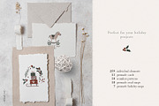 Christmas Map Creator, an Animal Illustration by AlekseliArt (Thumbnail 2 of 14)