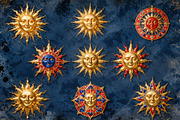 Golden Celestial Sun Clipart, a Decorative Illustration by StockVerse Creative (Thumbnail 4 of 4)