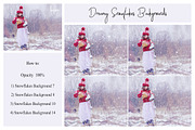 40 Dreamy Snowflakes PNG Overlays, a Texture Graphic by LovePhotoMoment (Thumbnail 10 of 16)