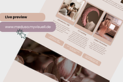 Feminine Wordpress theme Coach, a WordPress Template by myvisuell.de Webdesign (Thumbnail 7 of 10)