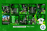 Motocross Team Social Media Template, a Social Media Template by Geelator Studio (Thumbnail 2 of 6)
