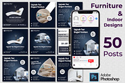 Furniture | 50 Posts | Insgram Posts, a Social Media Template by Mohammad Sarfaraz (Thumbnail 1 of 6)