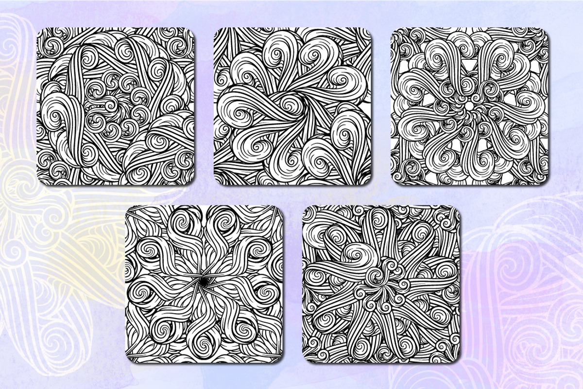 Vortex waves graphic set, a Pattern Graphic by Graphic Magic (Photo 2 of 7)