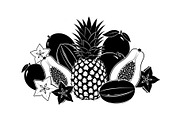 Pineapple Silhouette Vector Bundle, an Illustration by jahid234 (Thumbnail 36 of 51)
