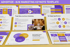 Advertize - B2B Marketing Keynote, a Presentation Template by SlideFactory