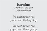NAMELOC - Font Family, a Sans Serif Font by Coleman Hardee (Thumbnail 2 of 2)