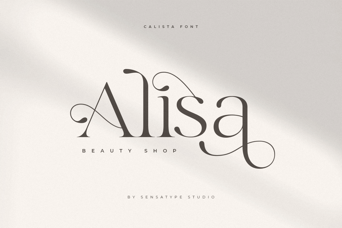 Calista - Classy Elegant Font, a Serif Font by Sensatype (Photo 14 of 21)