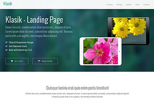 Klasik - Landing Page