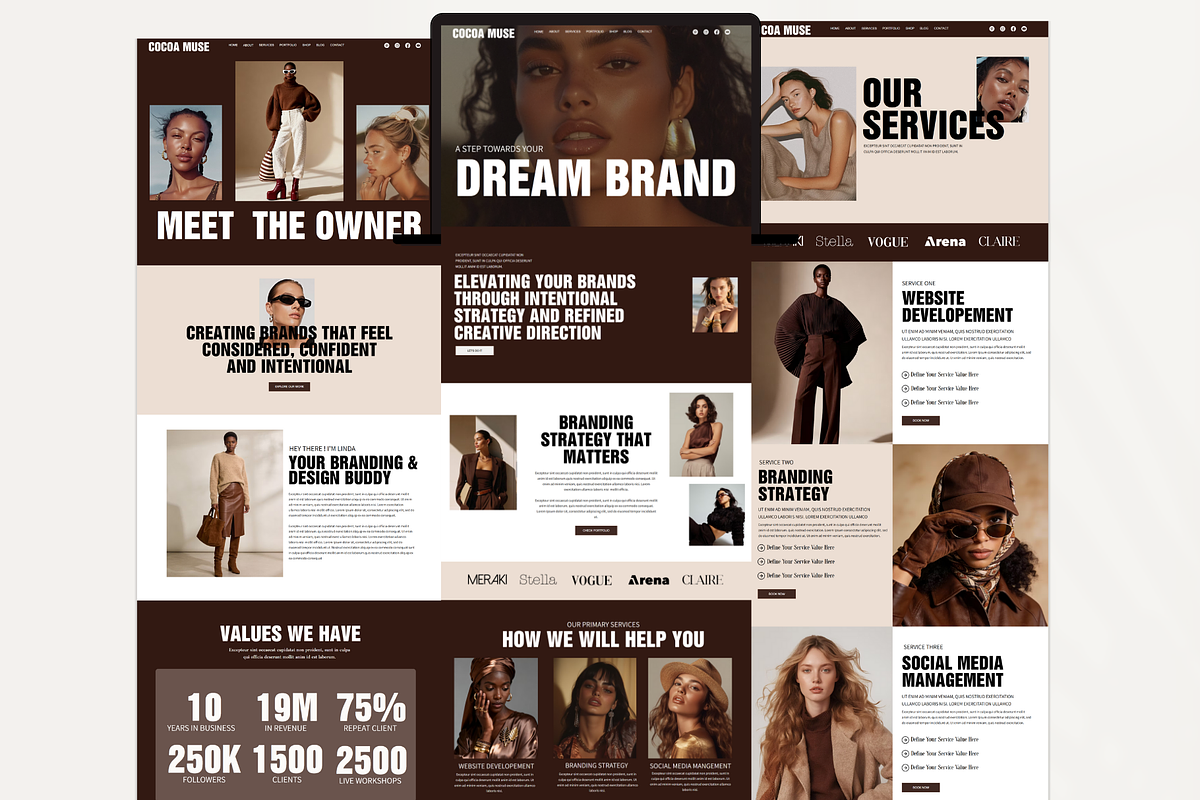 Luxury Wix Studio Website Template, a Wix Template by AdvertFox (Photo 2 of 10)