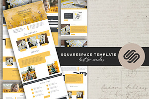 SQUARESPACE COACH Website Template