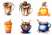 Halloween Drinks Cuties Clipart, an Illustration by DreamPrint404 (Thumbnail 5 of 5)