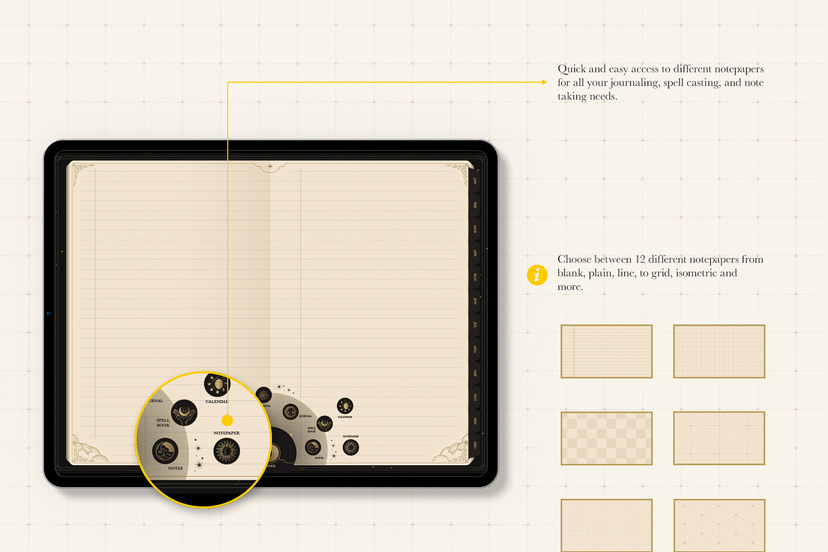 Life+ Arcane Undated Planner, a Presentation Template by Bichin (Photo 7 of 10)