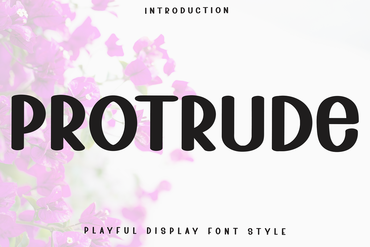 Protrude, a Script Font by InermediaSTUDIO (Photo 1 of 8)