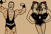 Circus set, an Illustration by Moloko88 (Thumbnail 6 of 11)