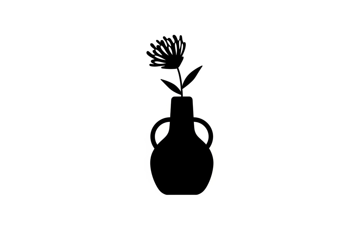Flower Vase Silhouette Vector Bundle, an Illustration by Designs_River (Photo 16 of 51)
