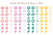 Summer Dahlia Vectors & Clipart, an Illustration by Amanda Ilkov (Thumbnail 4 of 4)