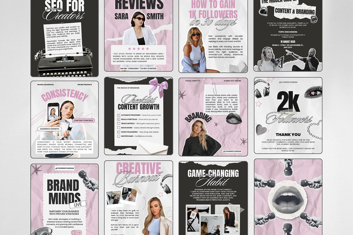 Personal Brand Instagram Template preview 2