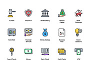 Banking & Finance thin, an Icon by Color Cubes (Thumbnail 5 of 5)