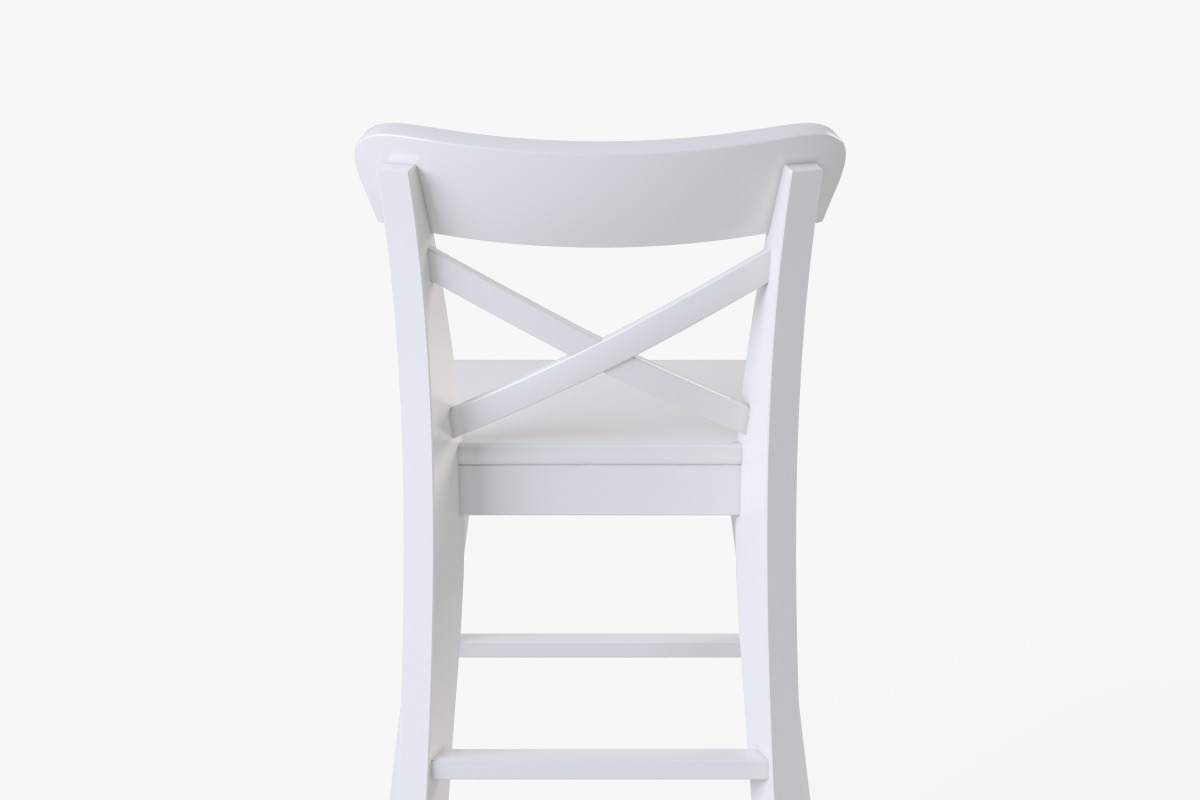 Junior Chair Ingolf(White), a Furniture 3D Model by Markelos (Photo 5 of 14)