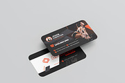 Fitness/Gym Business Card, a Brochure Template by GreenPixi (Thumbnail 3 of 4)