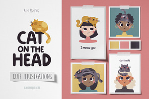 Cat on the Head illustrations