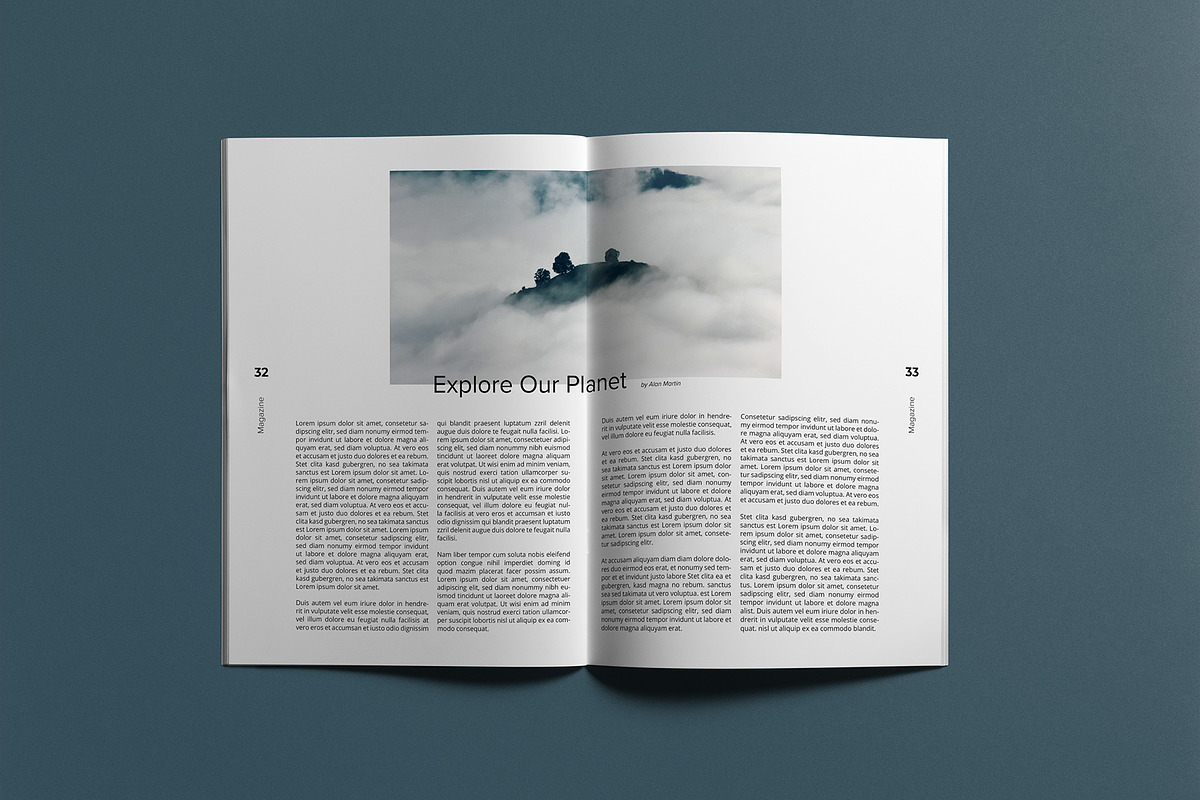 Escape Magazine Template, a Magazine Template by Designshot (Photo 5 of 10)