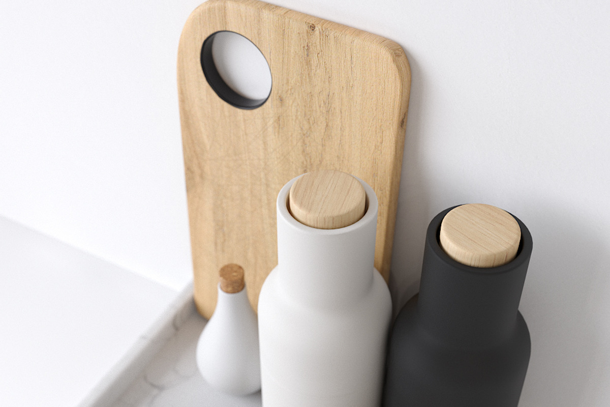 Decor Set Kitchen Menu Grinder, an Architecture 3D Model by gianniritschard (Photo 6 of 10)