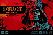 G.A.R.M. Illustrator Brush Bundle, a Brush Add-On by G.A.R.M. Company (Thumbnail 9 of 15)