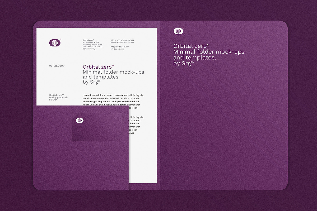 20 folder mock-ups & templates, a Product Mockup by Srg® (Photo 13 of 21)