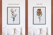 Watercolor dried flowers set, a Decorative Illustration by Maria Summer (Thumbnail 5 of 7)