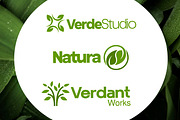 Leaf Logo Template Bundle, an Illustration by Tekuni (Thumbnail 4 of 10)