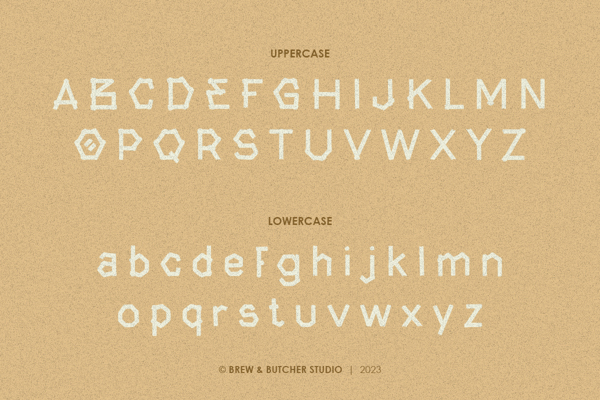 Mooje | Display Typeface, a Handwritten Font by Brew & Butcher Studio (Photo 2 of 8)