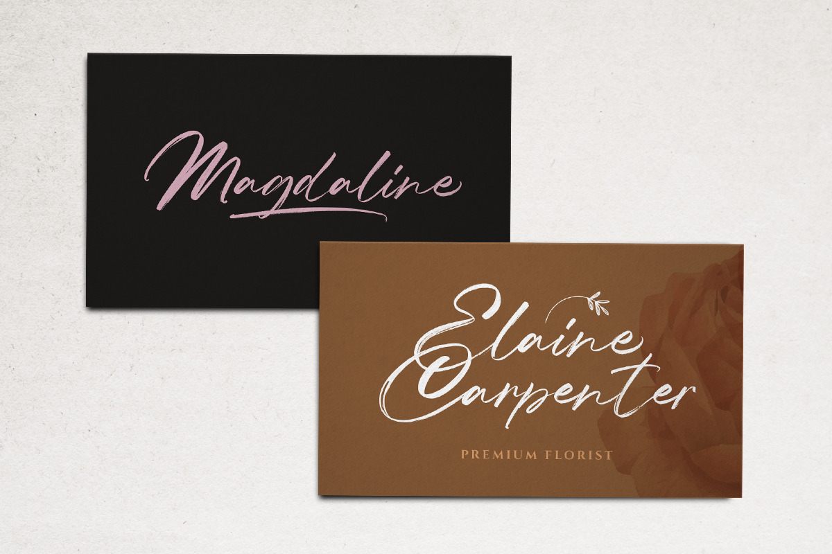 Compania - Luxury Signature, a Script Font by Letterhend Studio (Photo 4 of 9)