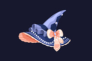 Witch, wizard hats set + patterns, an Object Illustration by PaperTrident (Thumbnail 6 of 20)