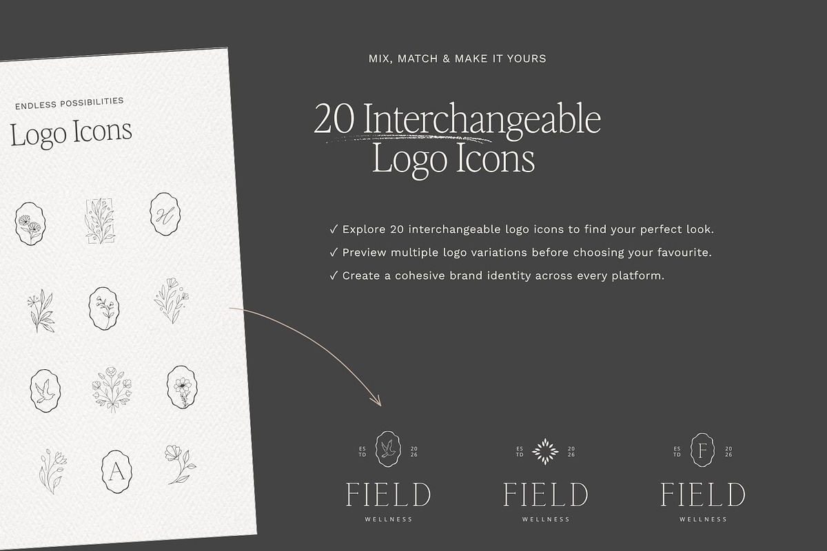 Fitness Gym Branding Kit Canva, a Branding & Logo Template by Ederra Design (Photo 5 of 17)