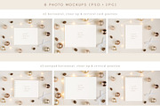 Christmas Stationery Styled Mockups, a Print Template by eclosque (Thumbnail 7 of 9)